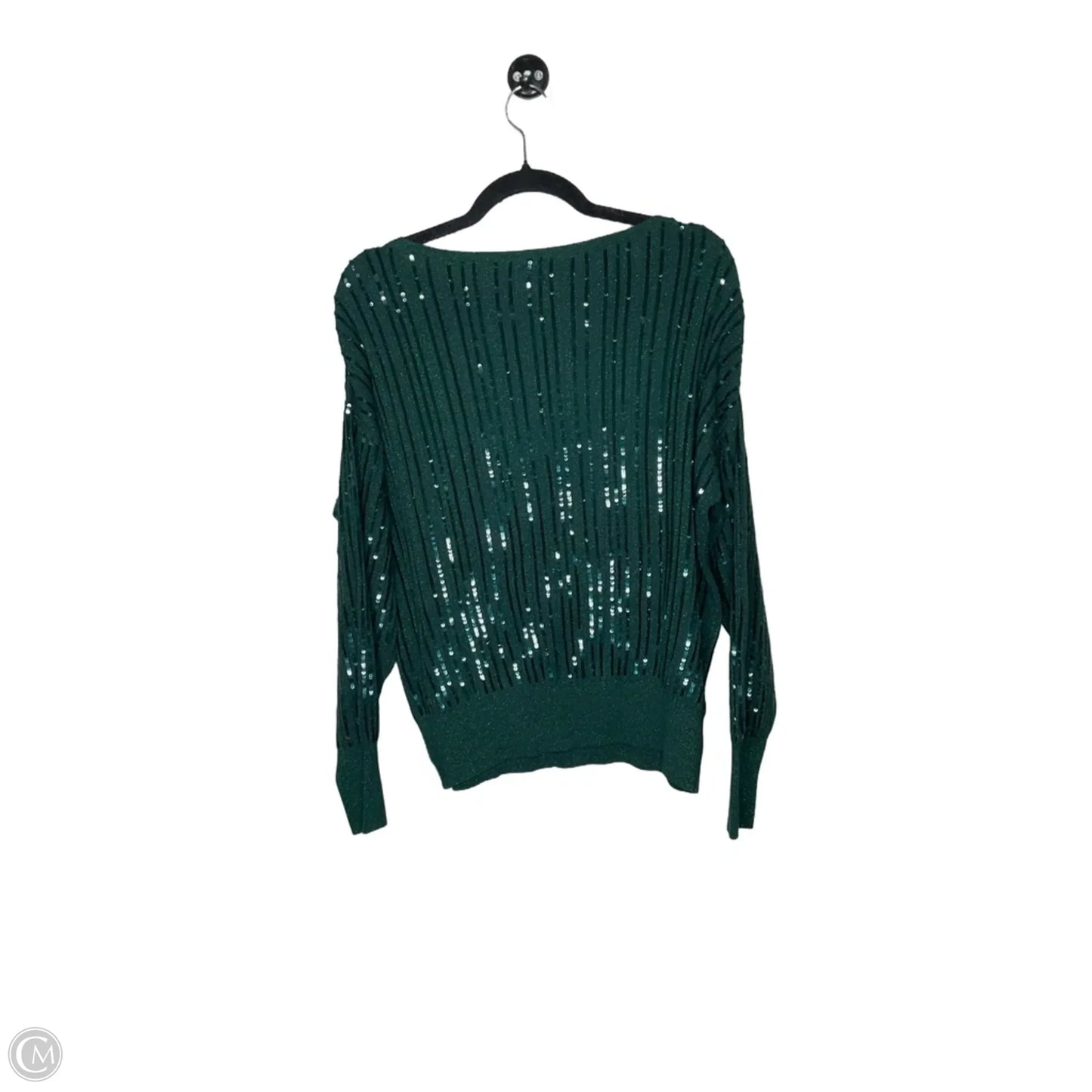 Sweater By Chicos In Green, Size: M