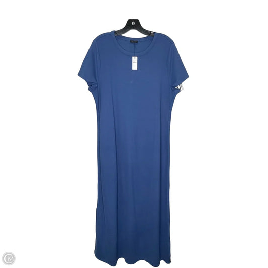 Dress Casual Maxi By Talbots In Blue, Size: L