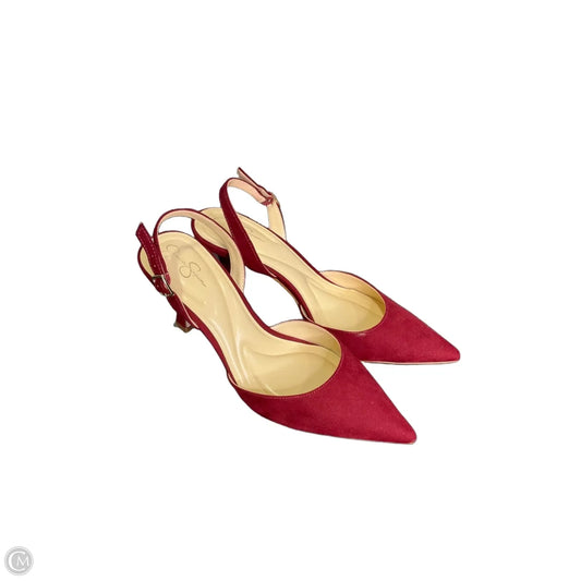 Shoes Heels Stiletto By Jessica Simpson In Red, Size: 9