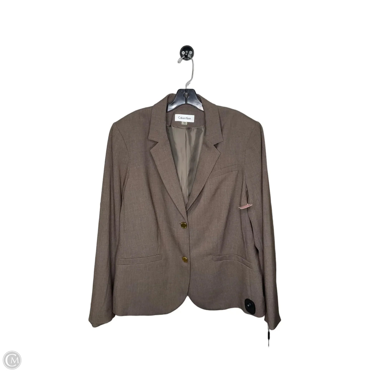 Blazer By Calvin Klein In Brown, Size: 20