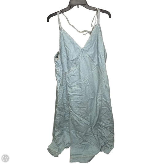 Dress Casual Short By Universal Thread In Blue Denim, Size: Xxl