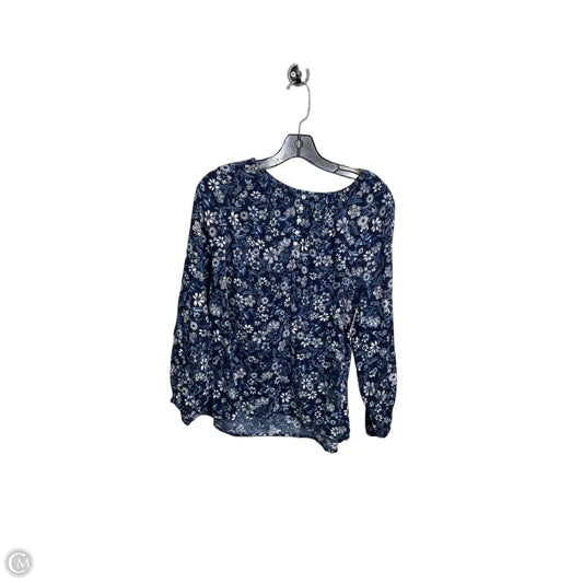 Top Long Sleeve By Old Navy In Blue, Size: M