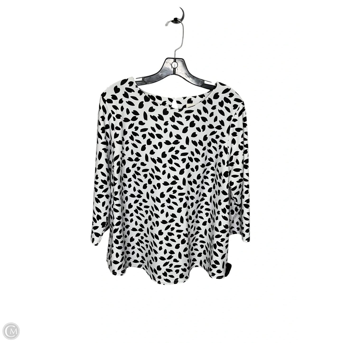 Top Short Sleeve By Melloday In Animal Print, Size: 1x