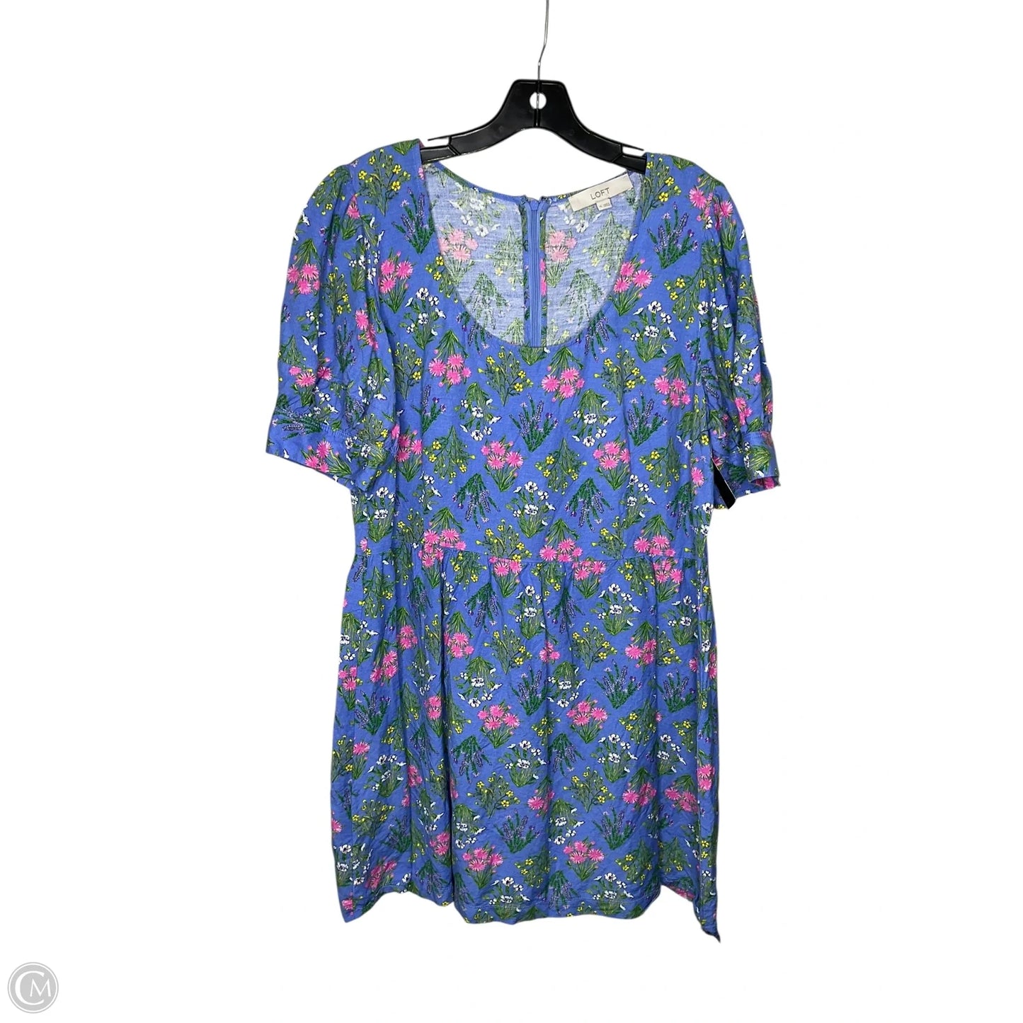 Dress Casual Short By Loft In Blue, Size: 14