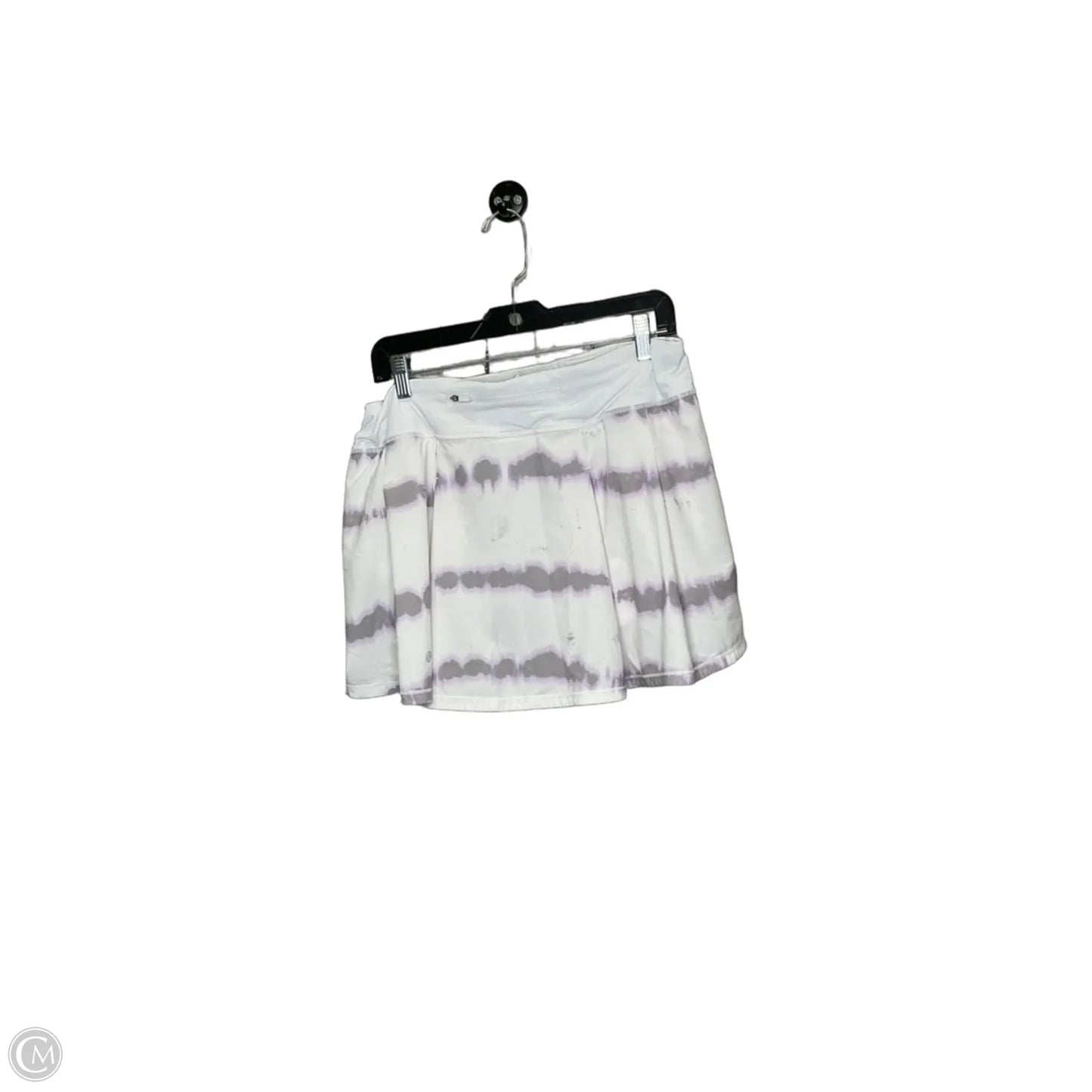 Athletic Skort By Lululemon In Purple & White, Size: 12