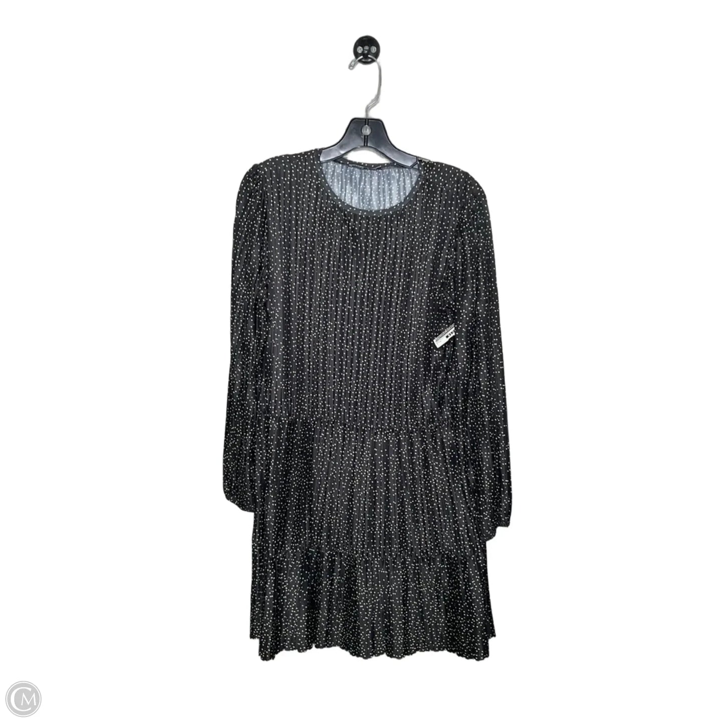Dress Casual Midi By Zara In Polkadot Pattern, Size: S