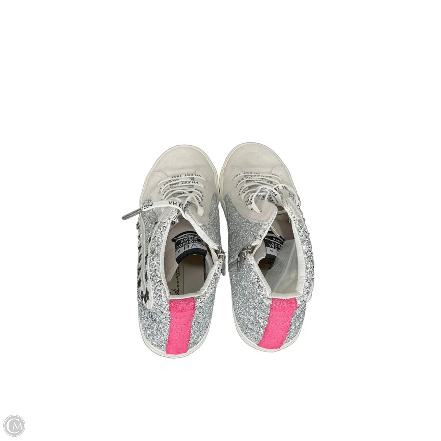 Shoes Sneakers By Vintage Havana In Silver, Size: 10