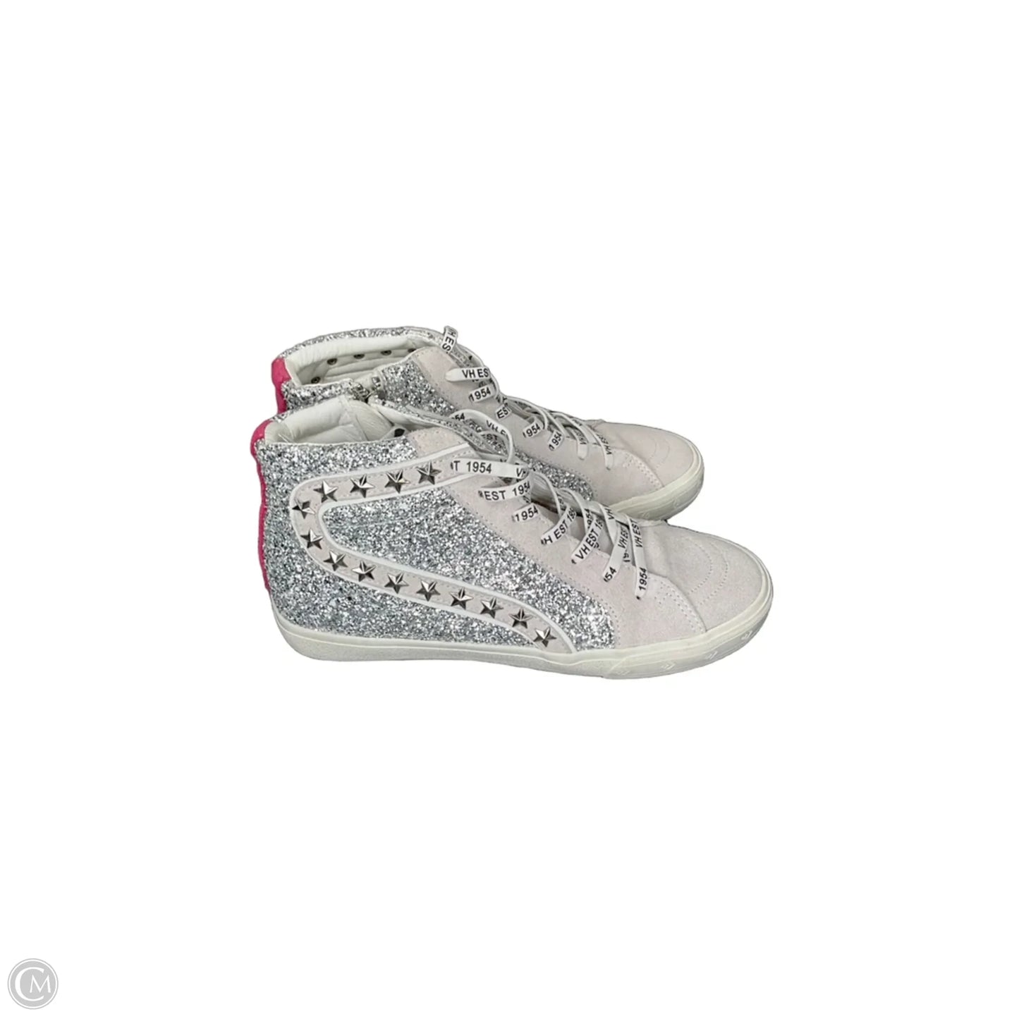 Shoes Sneakers By Vintage Havana In Silver, Size: 10