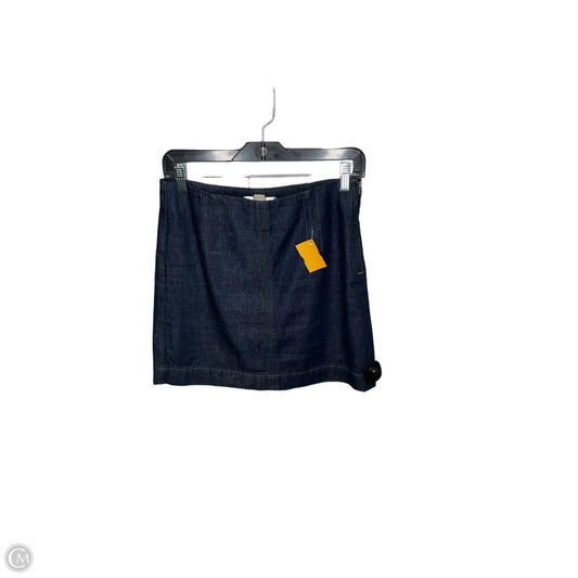 Skirt Mini & Short By Madewell In Blue Denim, Size: 25/0