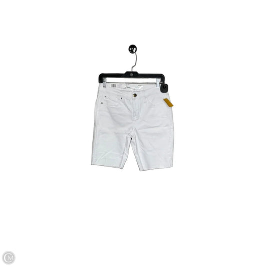 Shorts By Seven 7 In White Denim, Size: 4