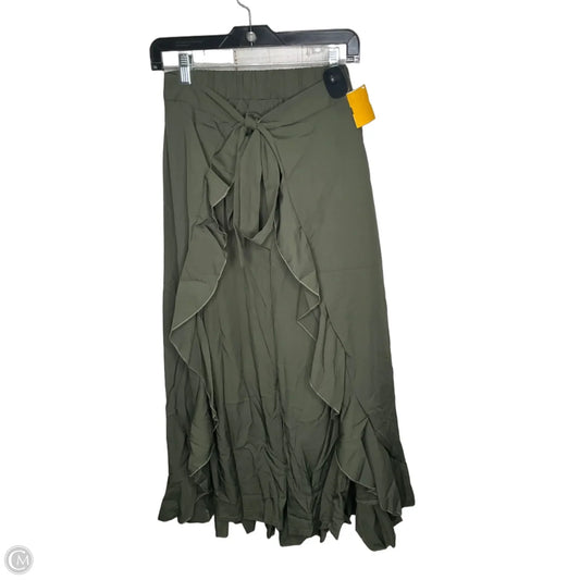 Skirt Maxi By Shein In Green, Size: M