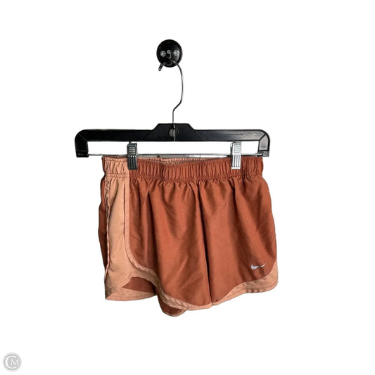 Athletic Shorts By Nike Apparel In Orange, Size: S