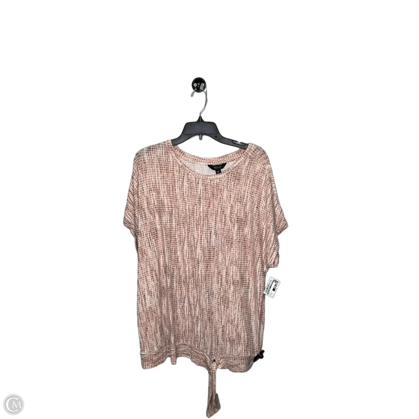 Top Short Sleeve By Simply Vera In Pink, Size: 1x