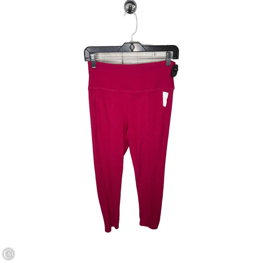 Athletic Leggings By Free Press In Pink, Size: M