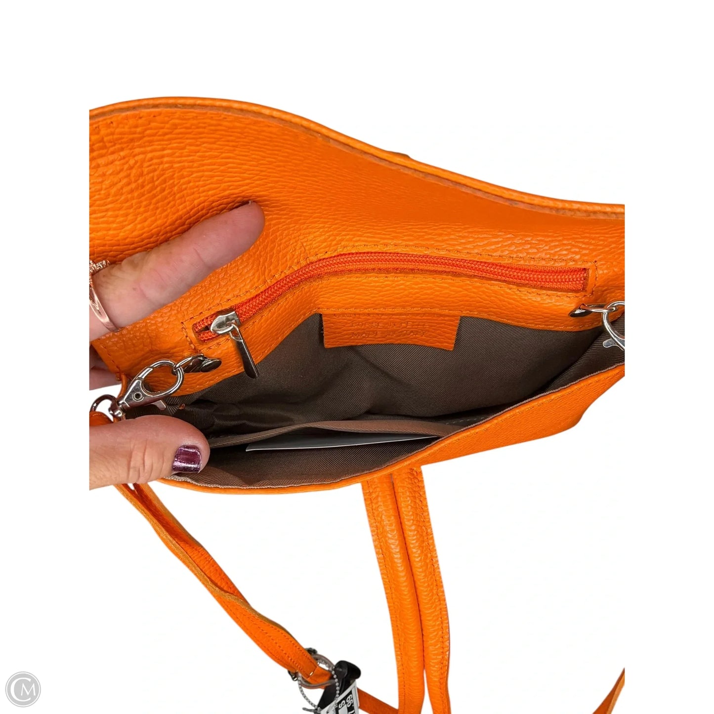 Handbag Leather By Clothes Mentor, Size: Small