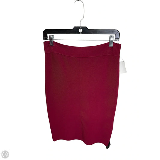 Skirt Midi By Bcbgmaxazria In Red, Size: L