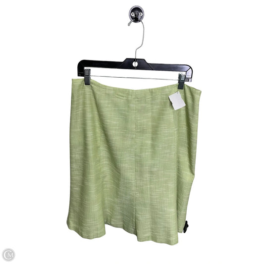 Skirt Midi By Judith Hart In Green, Size: 14p