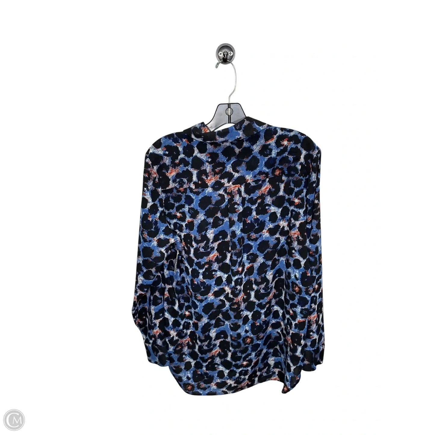 Top Long Sleeve By Clothes Mentor In Navy, Size: M