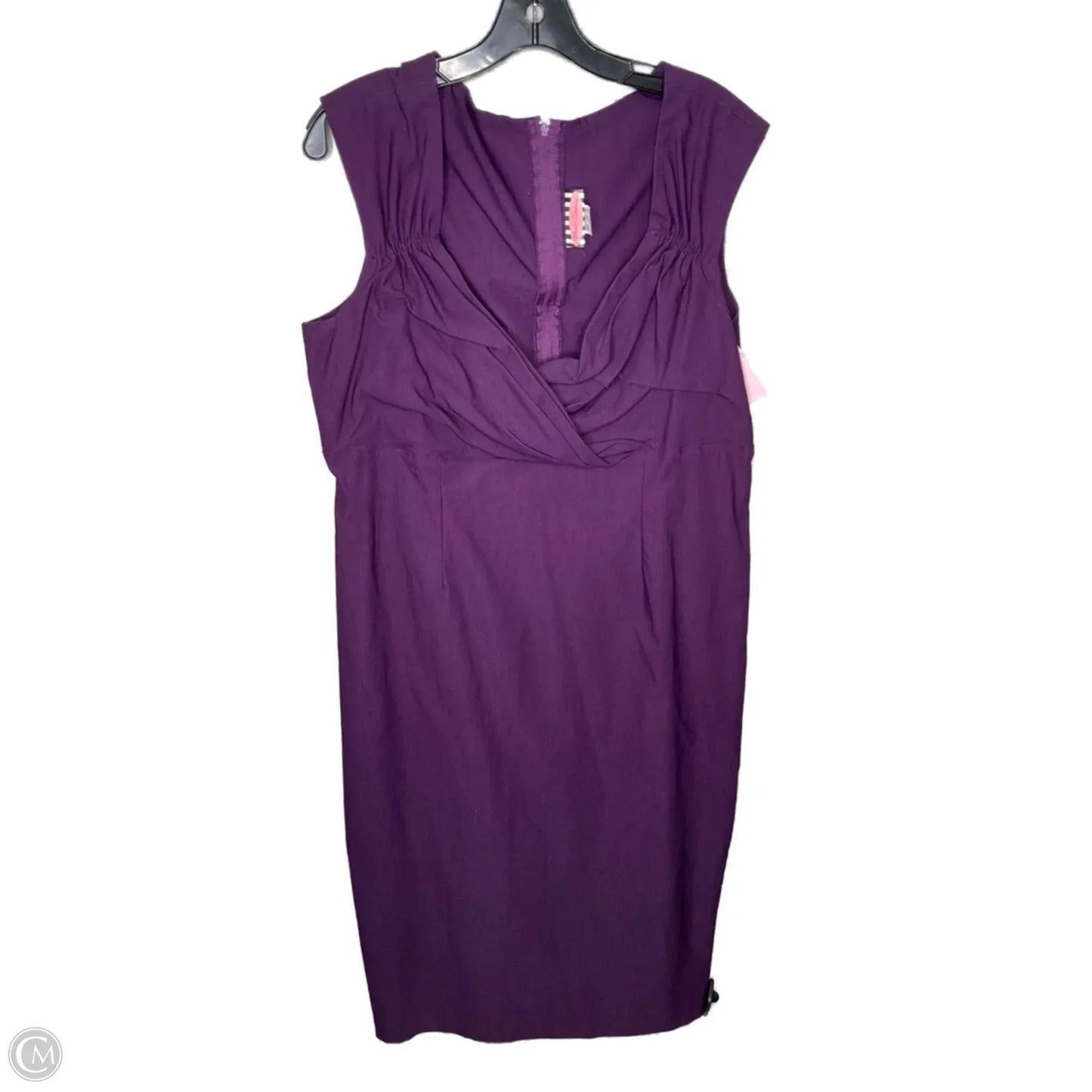 Dress Casual Midi By Clothes Mentor In Purple, Size: 3x