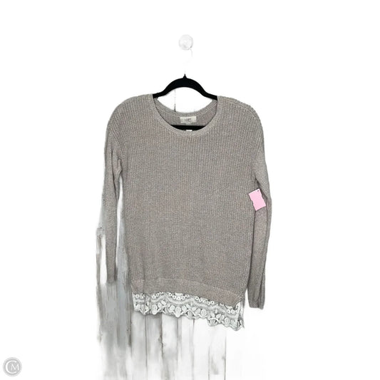Sweater By Loft In Cream, Size: S