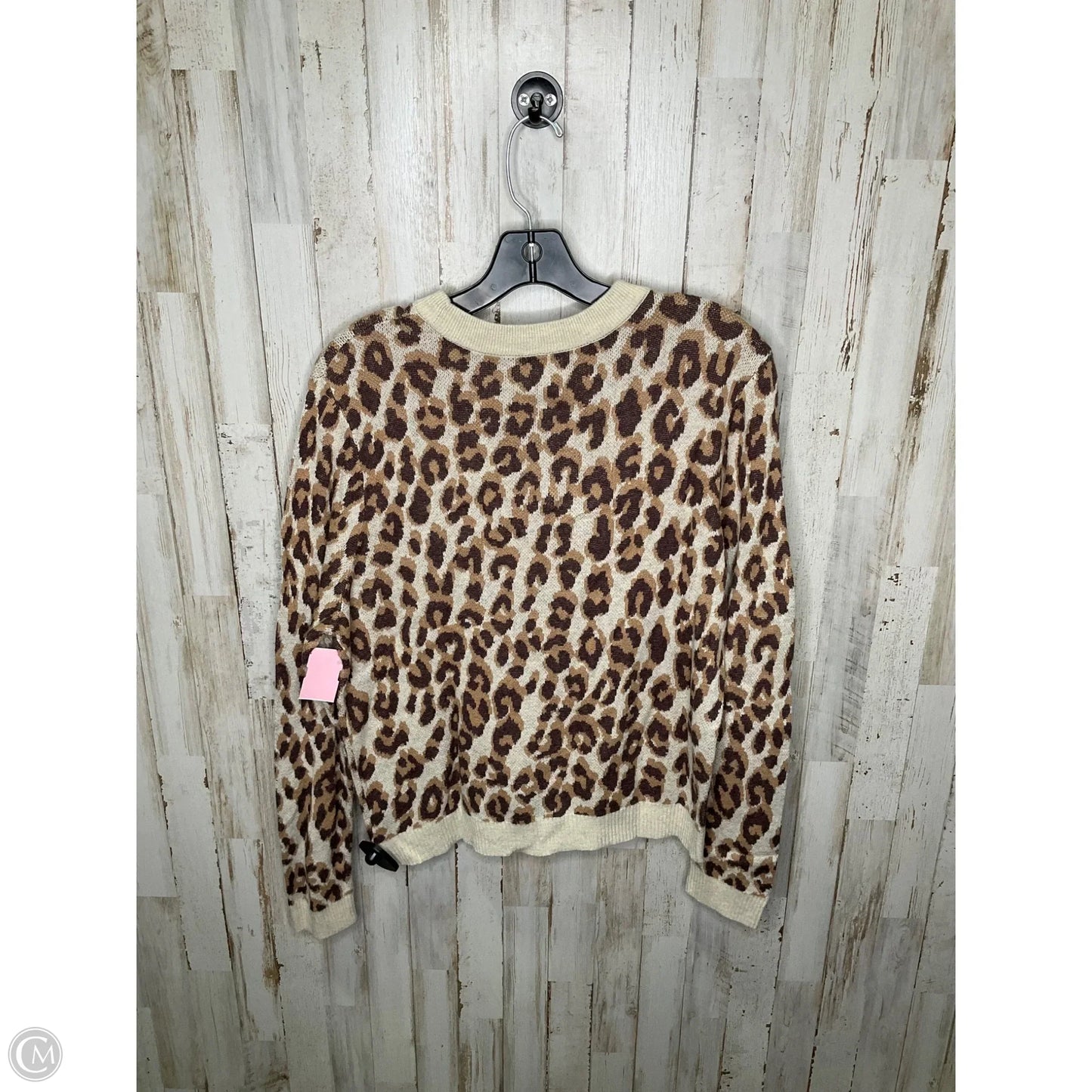 Top Long Sleeve By A New Day In Animal Print, Size: M