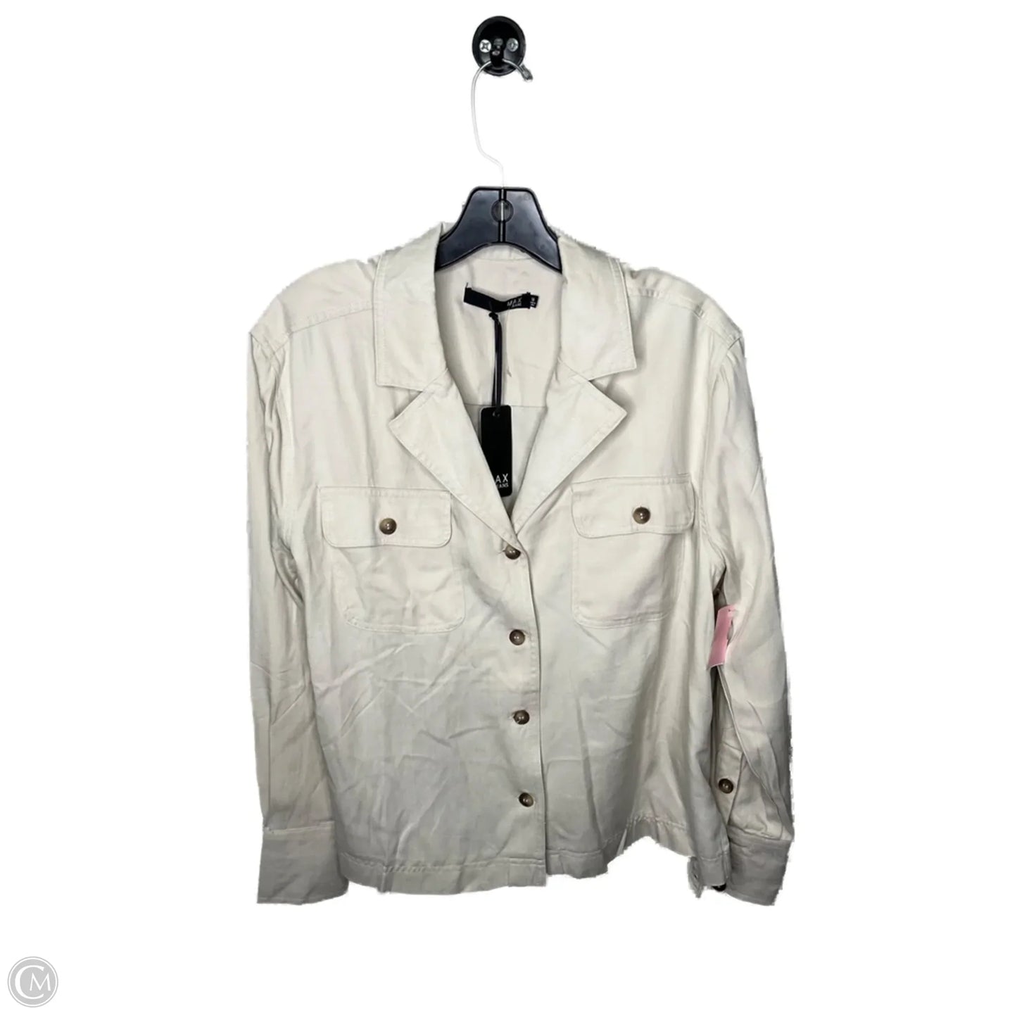 Jacket Other By Max Jeans In Cream, Size: M