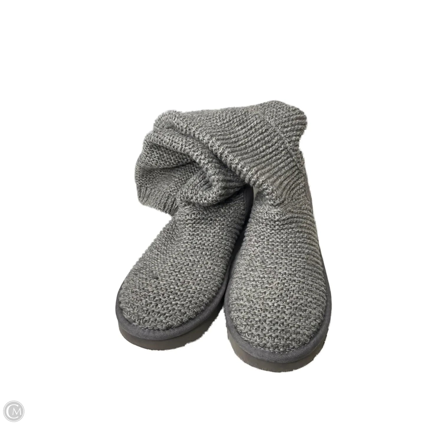 Boots Designer By Ugg In Grey, Size: 9