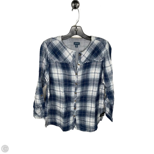 Top Long Sleeve By J. Jill In Blue, Size: S