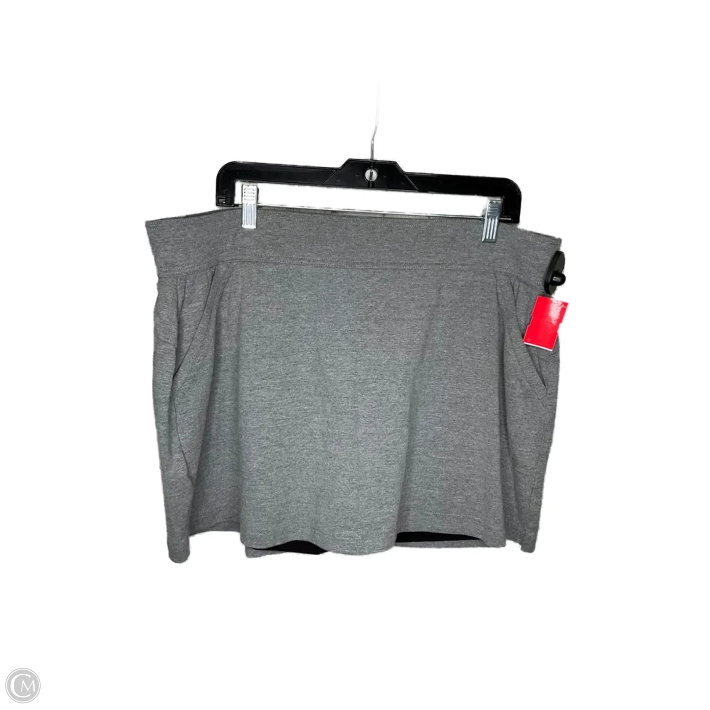 Athletic Skort By Tek Gear In Grey, Size: 2x