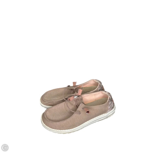 Shoes Sneakers By Hey Dude In Pink, Size: 8