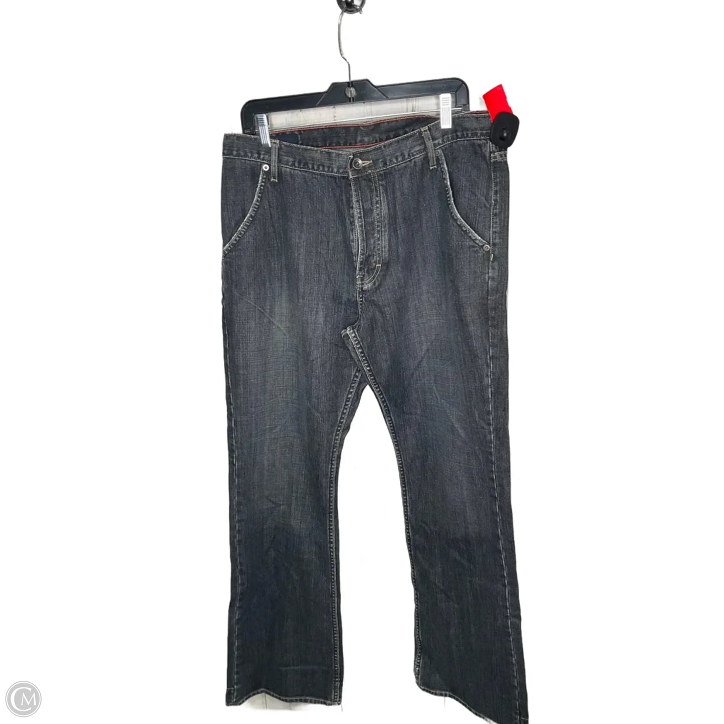 Jeans Straight By Banana Republic In Black, Size: 20