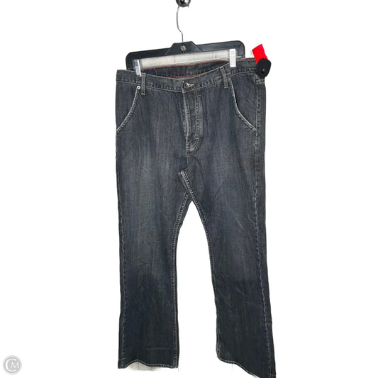 Jeans Straight By Banana Republic In Black, Size: 20