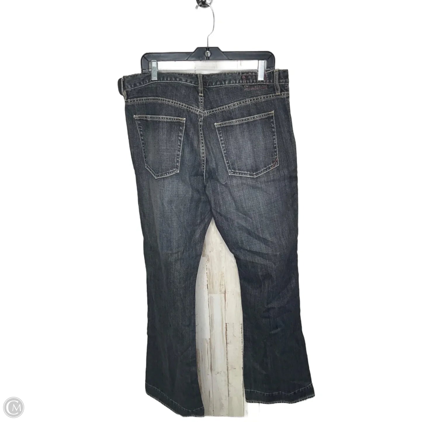 Jeans Straight By Banana Republic In Black, Size: 20