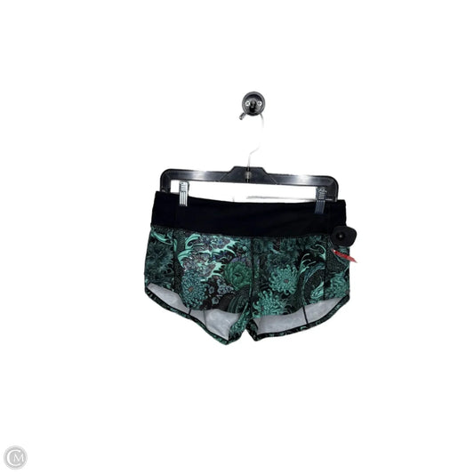 Athletic Shorts By Lululemon In Green, Size: 6