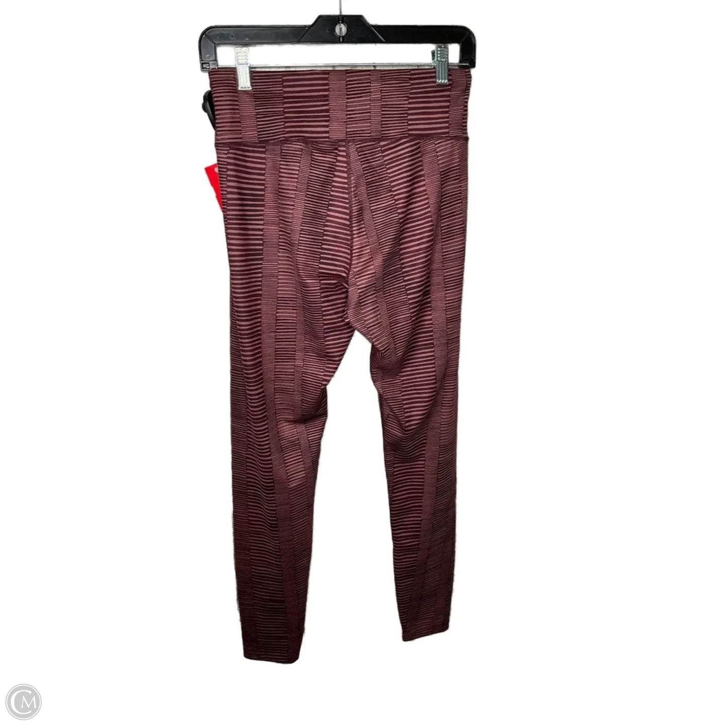 Athletic Leggings By Merrell In Maroon, Size: M
