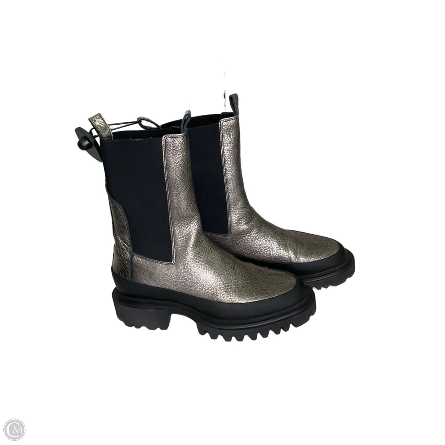 Boots Designer By All Saints In Grey, Size: 8.5