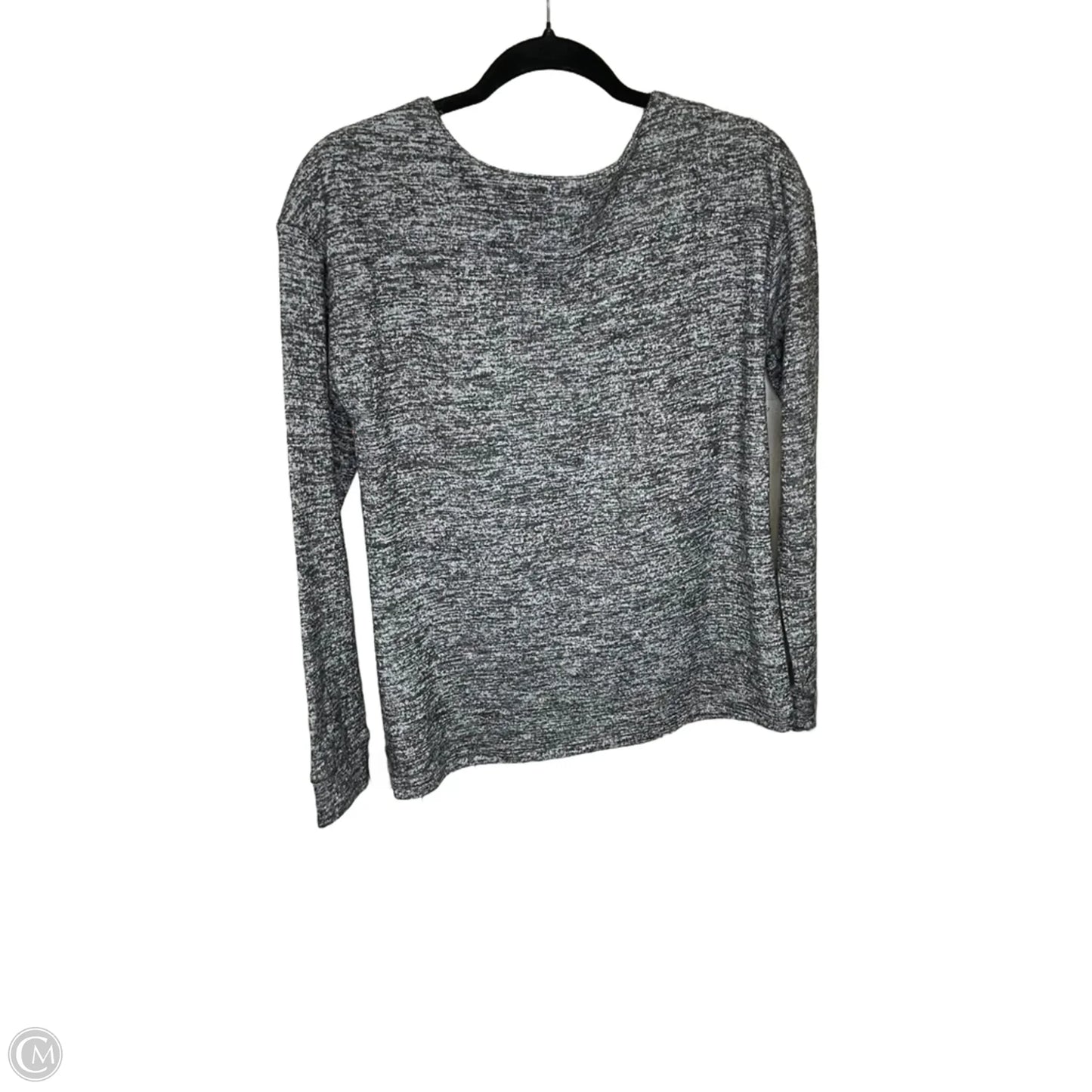Top Long Sleeve By Cable And Gauge In Grey, Size: S