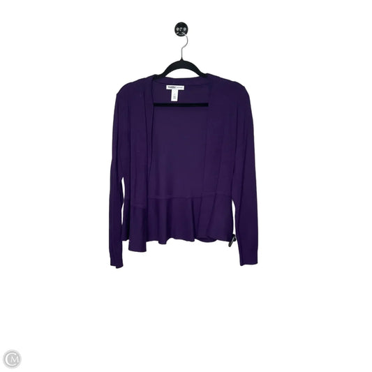 Cardigan By White House Black Market In Purple, Size: S