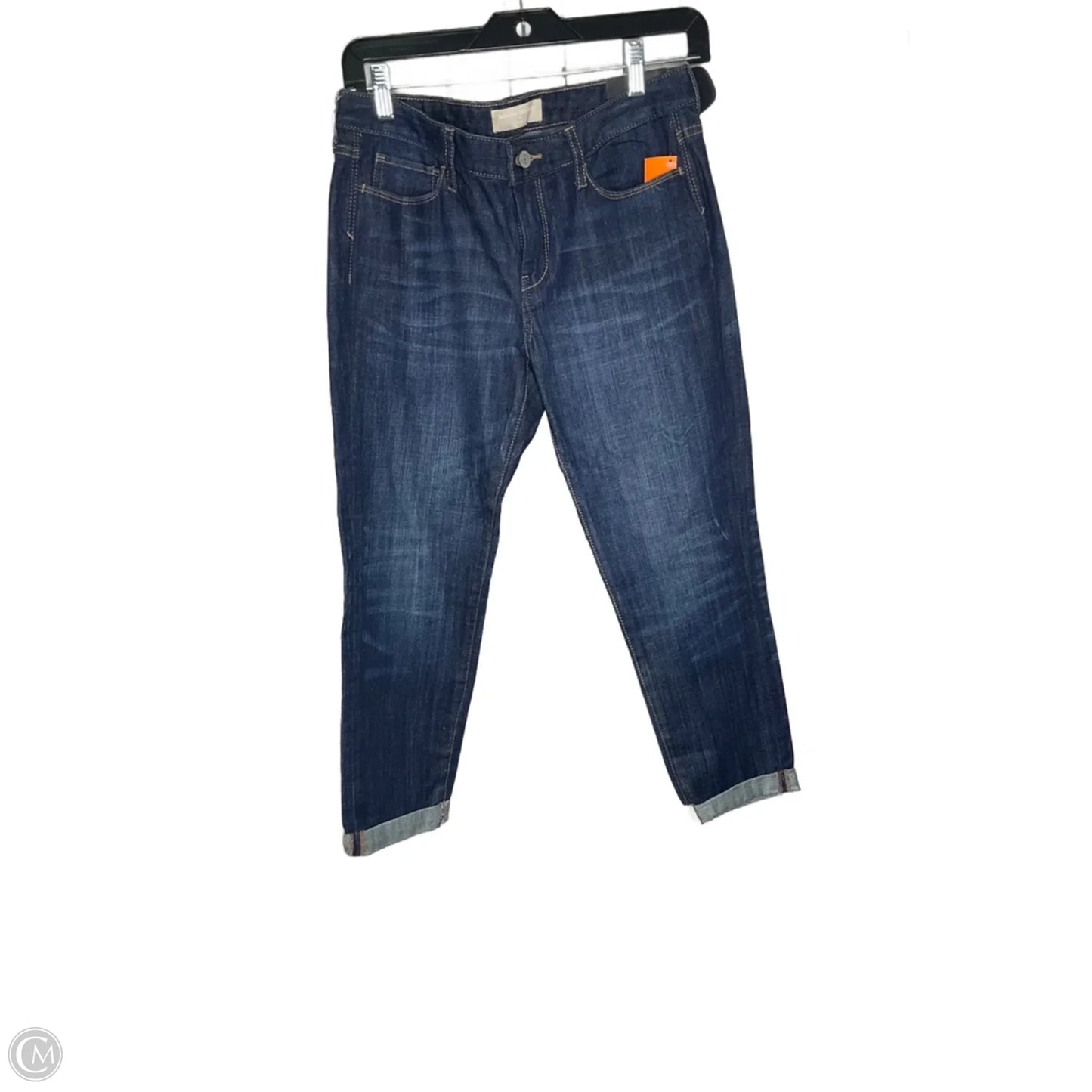 Jeans Skinny By Banana Republic In Blue Denim, Size: 4p