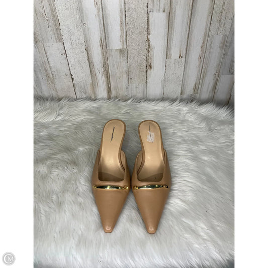 Shoes Heels Kitten By Ann Taylor In Cream, Size: 7