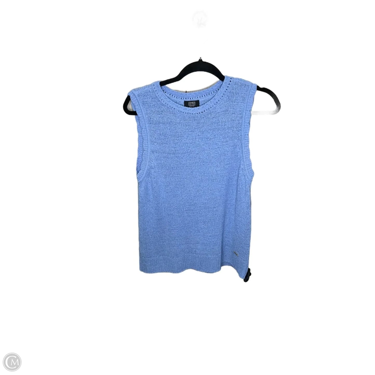 Vest Sweater By Jones New York In Blue, Size: M