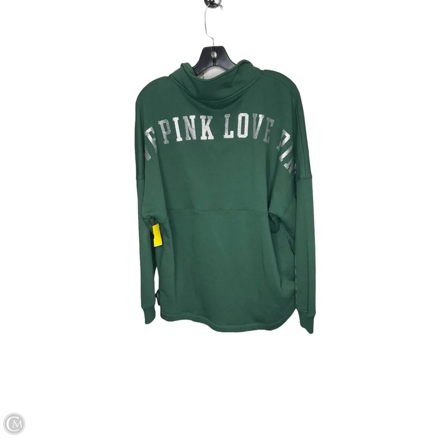 Jacket Fleece By Pink In Green, Size: M