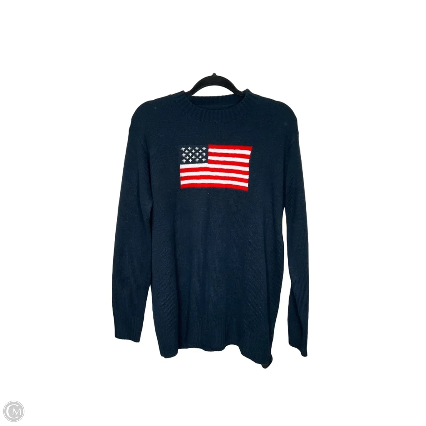 Sweater By Clothes Mentor In Navy, Size: Xl