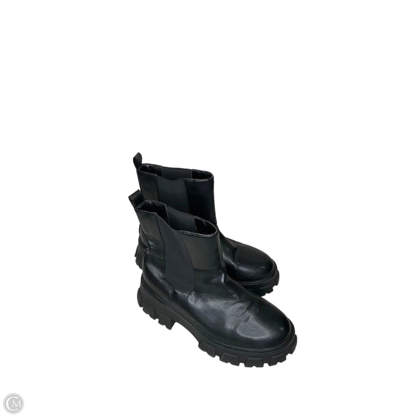 Boots Ankle Heels By Fashion To Figure In Black, Size: 11