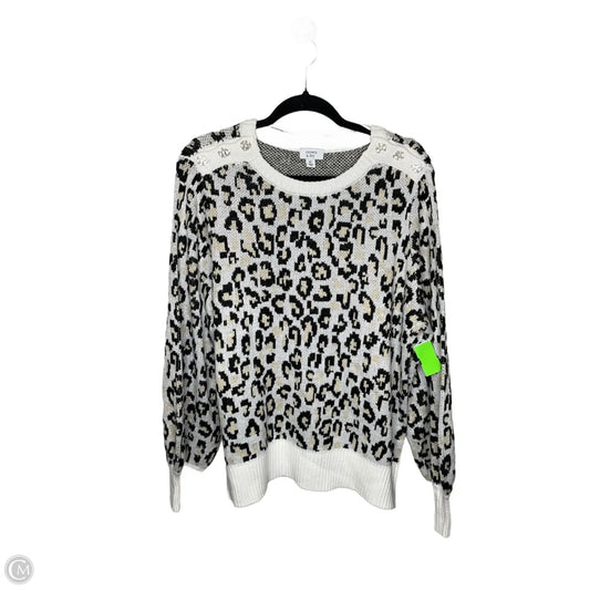 Sweater By Crown And Ivy In Animal Print, Size: Xl