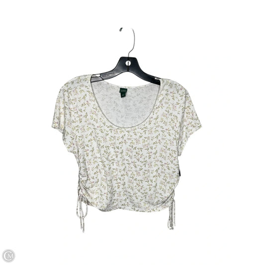Top Short Sleeve By Wild Fable In Floral Print, Size: 2x