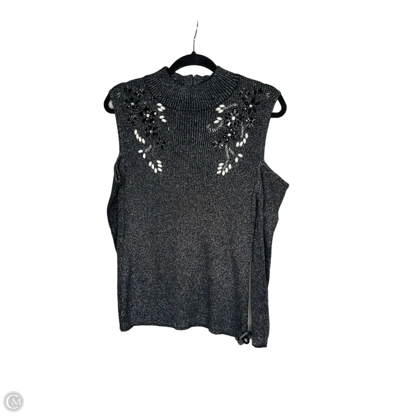 Sweater By Clothes Mentor In Black, Size: L