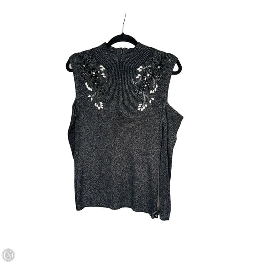 Sweater By Clothes Mentor In Black, Size: L