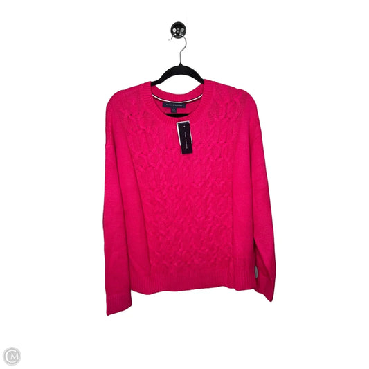 Sweater By Tommy Hilfiger In Pink, Size: Xl