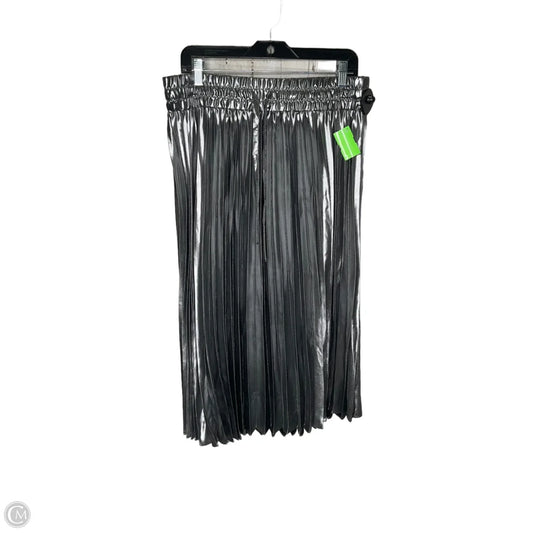 Skirt Maxi By Worthington In Silver, Size: Lp